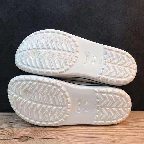 Чоловічі Crocs в'єтнамки Баябенд БІлі Bayaband Flip White/Navy — фото 7