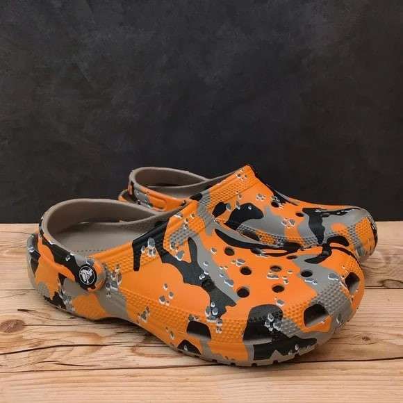Чоловічі Crocs Classic Printed Ciog Orange Zing/Multi — фото 5