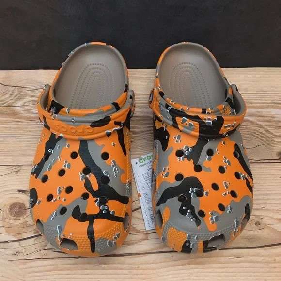 Чоловічі Crocs Classic Printed Ciog Orange Zing/Multi — фото 8