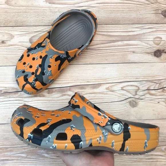 Чоловічі Crocs Classic Printed Ciog Orange Zing/Multi — фото 9