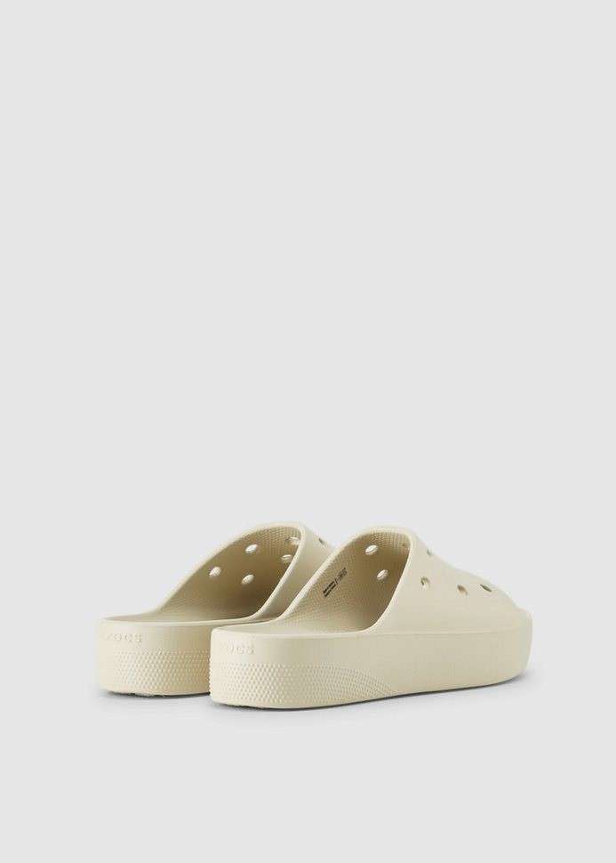 Жіночі шльопанці Crocs Classic Platform Slide Bone — фото 6