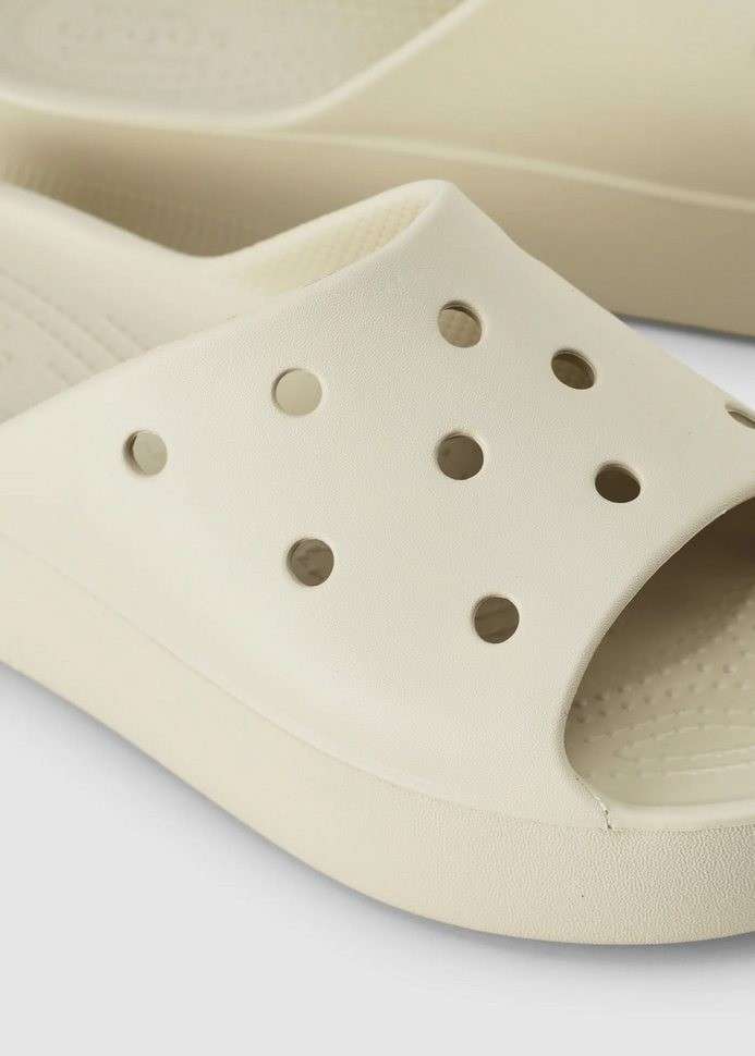 Жіночі шльопанці Crocs Classic Platform Slide Bone — фото 7