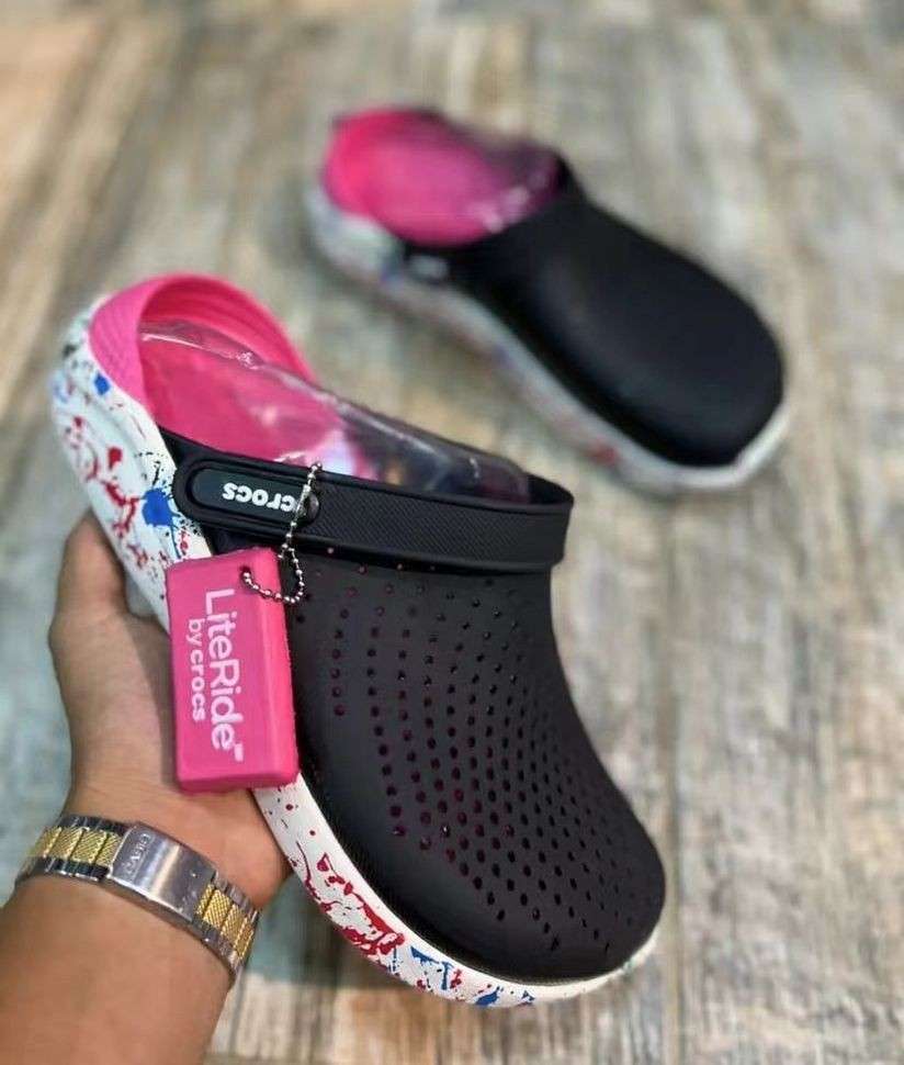 Жіночі Crocs LiteRide™ Clog Navy/Pink — фото 3