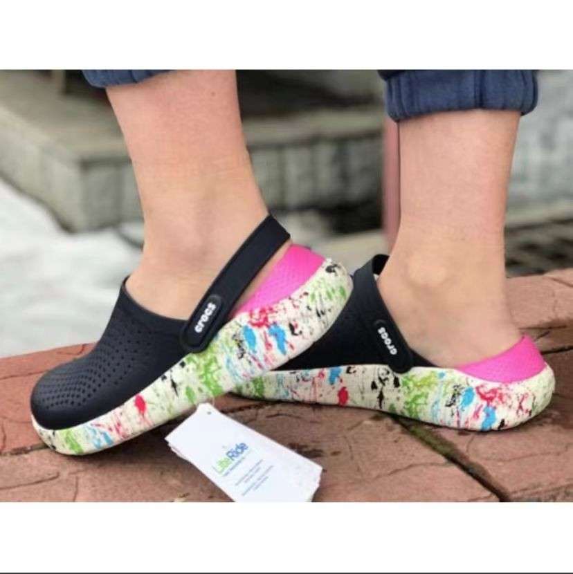 Жіночі Crocs LiteRide™ Clog Navy/Pink — фото 5