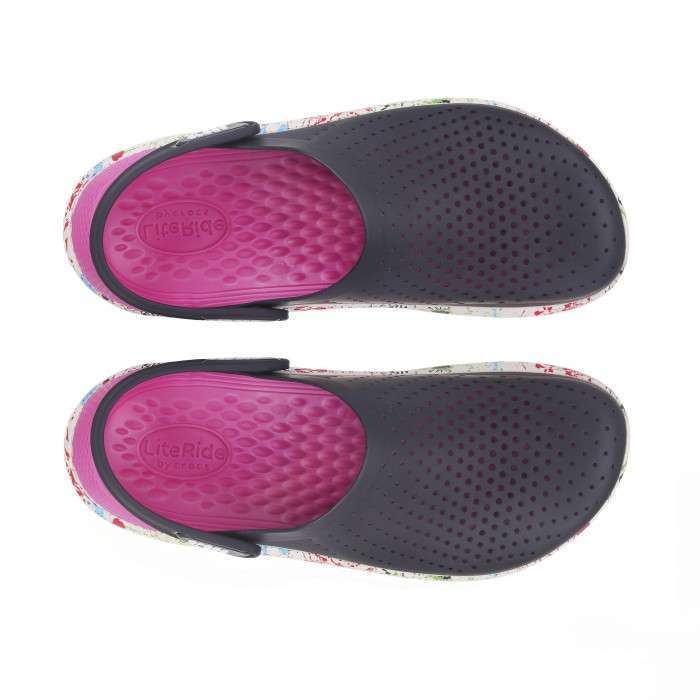 Жіночі Crocs LiteRide™ Clog Navy/Pink — фото 7