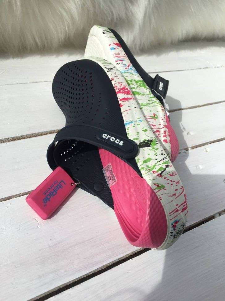 Жіночі Crocs LiteRide™ Clog Navy/Pink — фото 10
