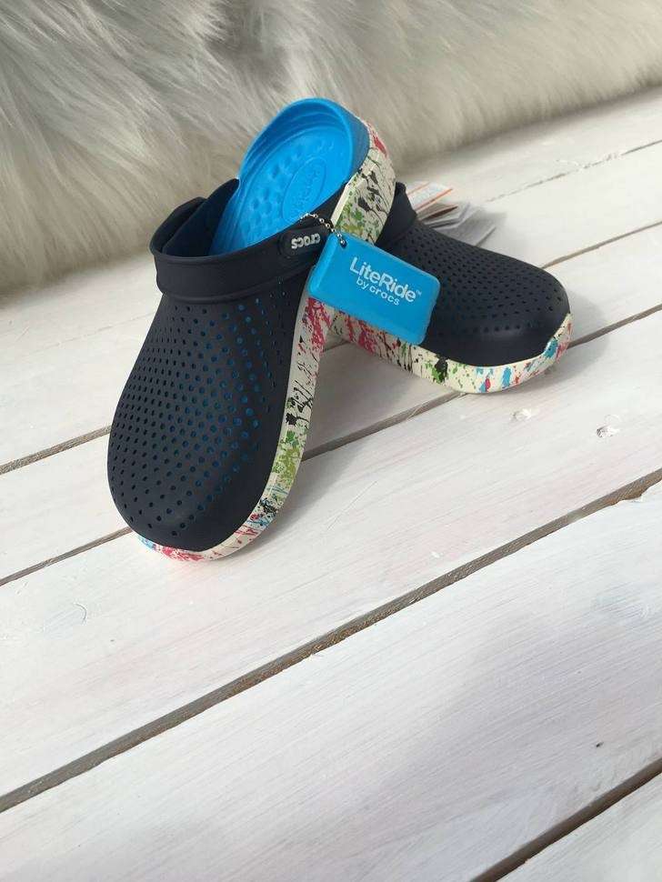 Crocs Literide Clog Navy/White — фото 13