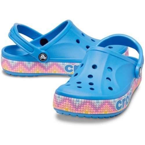 Жіночі Crocs Bayaband Clog Chevron Powder Blue / Multi — фото 1