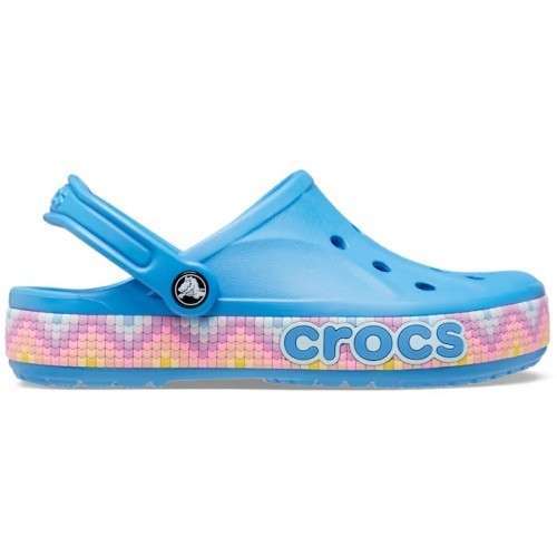 Жіночі Crocs Bayaband Clog Chevron Powder Blue / Multi — фото 5