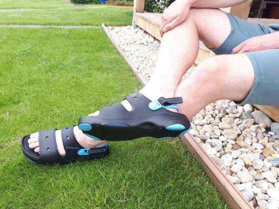 Чоловічі сандалії Crocs Classic Sandal All-Terrain Black / Oxygen — фото 3