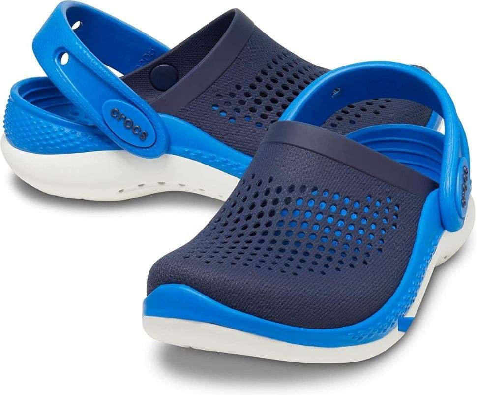 Дитячі Crocs-сабо для хлопчика Crocs LiteRide 360 Clog Kids Navy/Bright Cobalt