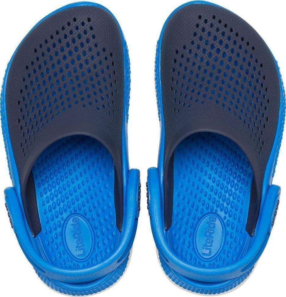 Дитячі Crocs-сабо для хлопчика Crocs LiteRide 360 Clog Kids Navy/Bright Cobalt — фото 5
