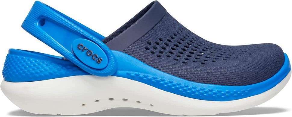 Дитячі Crocs-сабо для хлопчика Crocs LiteRide 360 Clog Kids Navy/Bright Cobalt — фото 6