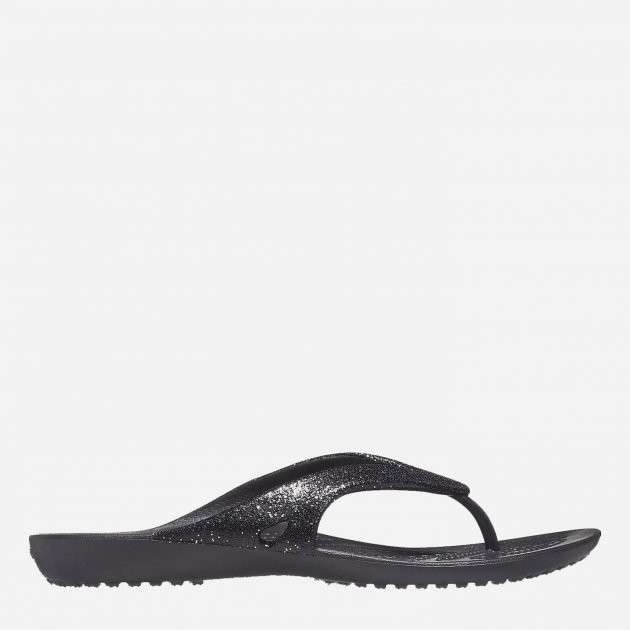 Жіночі в'єтнамки Crocs Kadee II Glitter Black Flip — фото 6