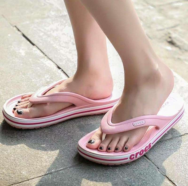 Жіночі в'єтнамки Баябенд Рожеві Crocs Bayaband Flip Petal Pink — фото 2
