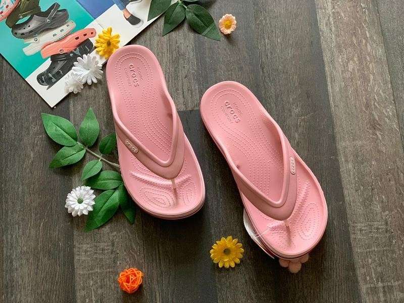 Жіночі в'єтнамки Баябенд Рожеві Crocs Bayaband Flip Petal Pink — фото 8