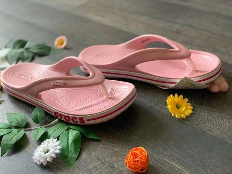 Жіночі в'єтнамки Баябенд Рожеві Crocs Bayaband Flip Petal Pink — фото 9