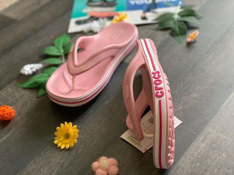 Жіночі в'єтнамки Баябенд Рожеві Crocs Bayaband Flip Petal Pink — фото 10
