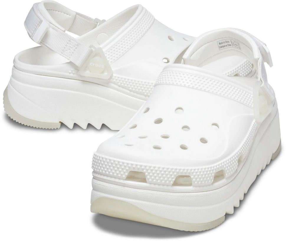 Жіночі Crocs Hiker Xscape Platform Clog White