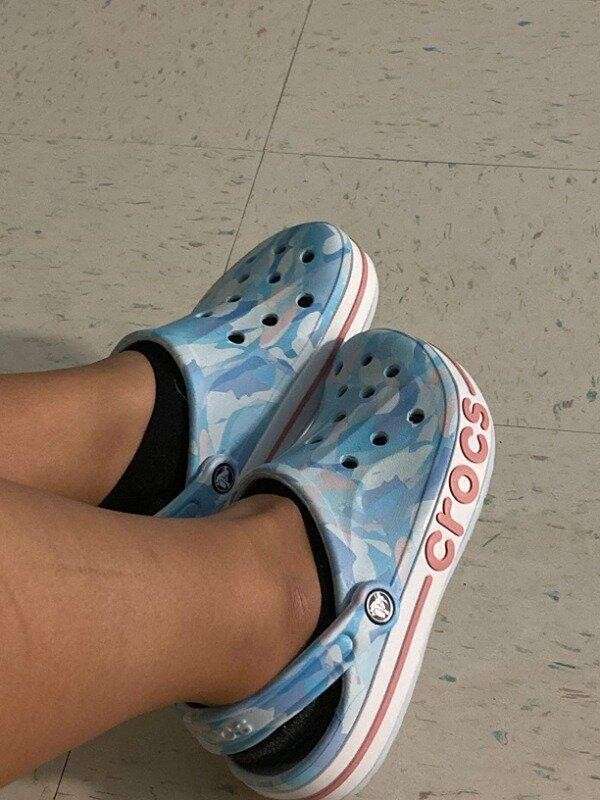 Чоловічі Crocs Bayaband Bubble Camo Clog Mineral Blue — фото 3