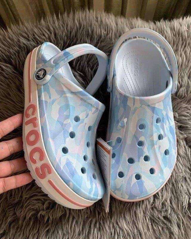 Чоловічі Crocs Bayaband Bubble Camo Clog Mineral Blue — фото 4