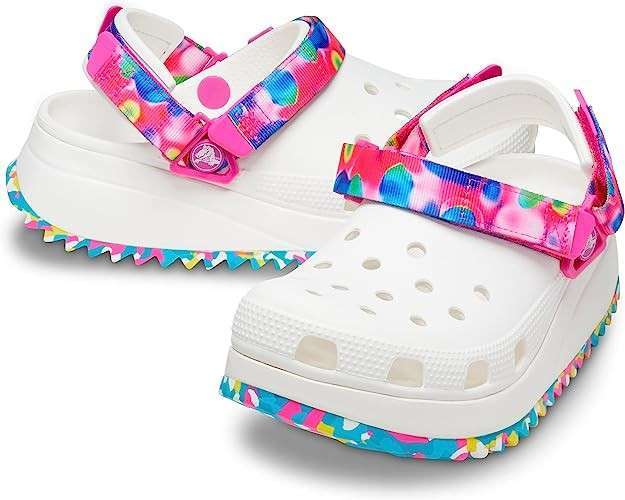 Crocs Classic Hiker Solarized Clogs White / Multi — фото 1