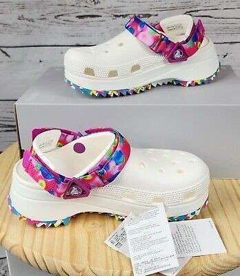 Crocs Classic Hiker Solarized Clogs White / Multi — фото 3