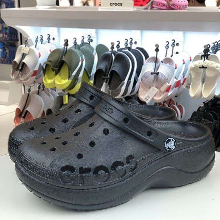 Жіночі Crocs Baya Platform Clog Black — фото 2