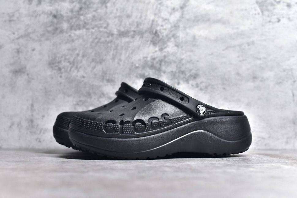 Жіночі Crocs Baya Platform Clog Black — фото 7