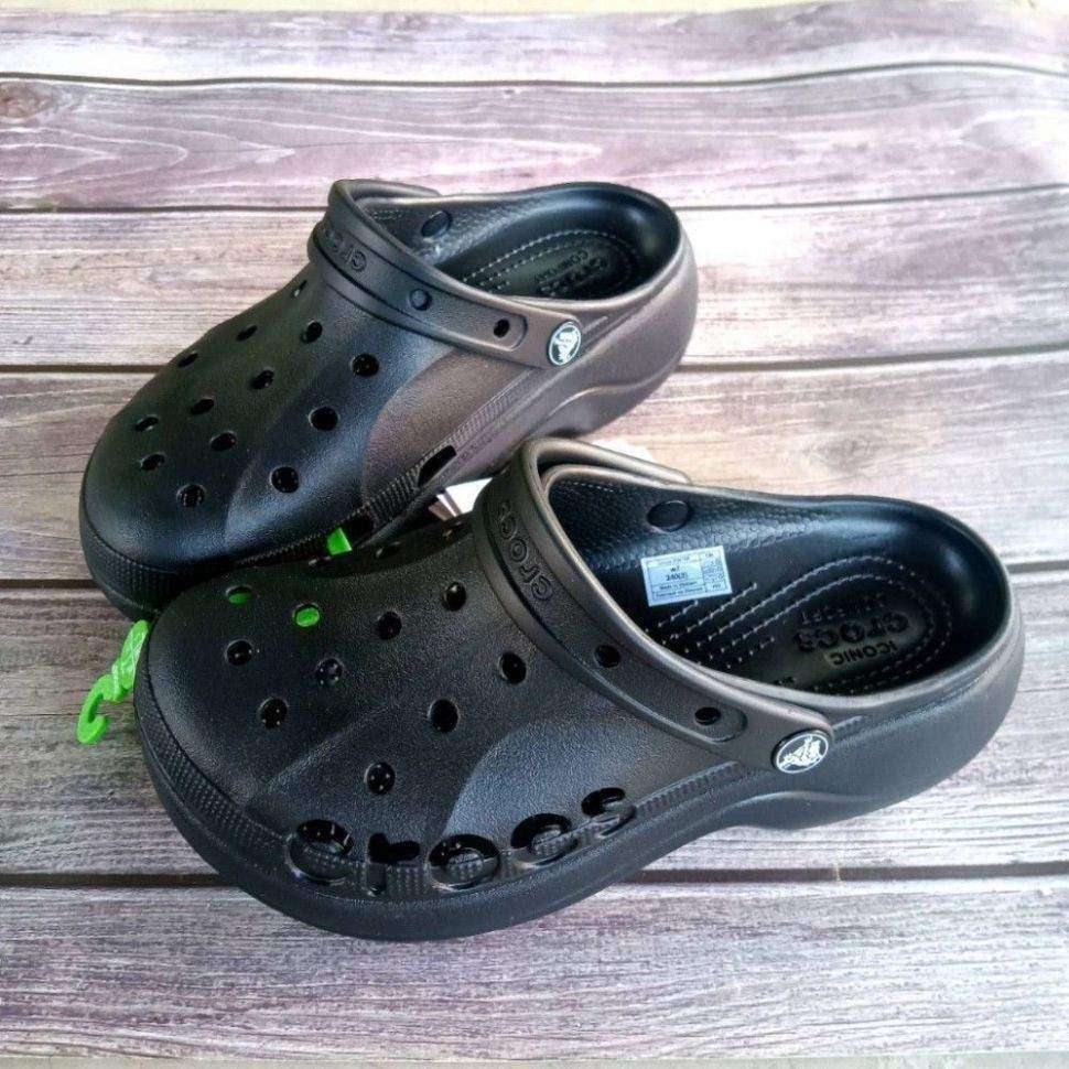 Жіночі Crocs Baya Platform Clog Black — фото 8