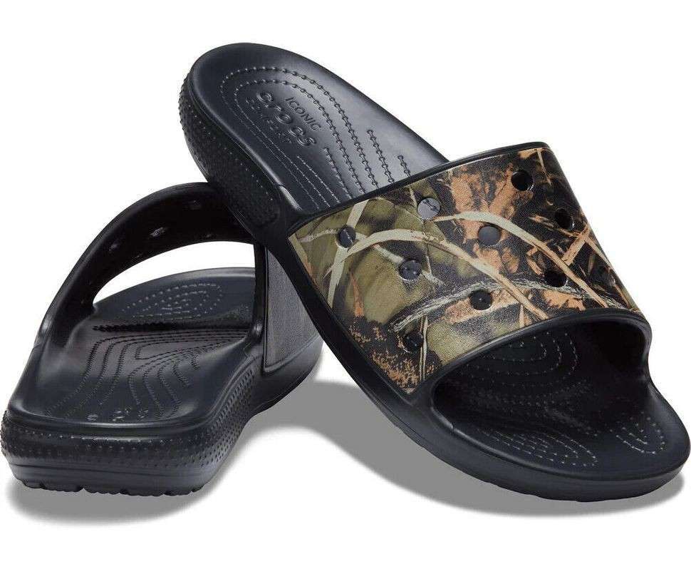 Чоловічі шльопанці Classic Crocs Realtree® Slide, Available in MAX-4 Camo — фото 1