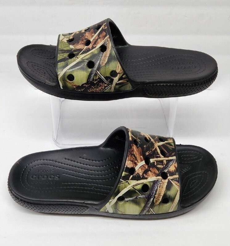 Чоловічі шльопанці Classic Crocs Realtree® Slide, Available in MAX-4 Camo — фото 2