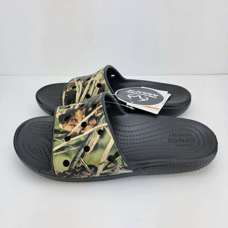 Чоловічі шльопанці Classic Crocs Realtree® Slide, Available in MAX-4 Camo — фото 4