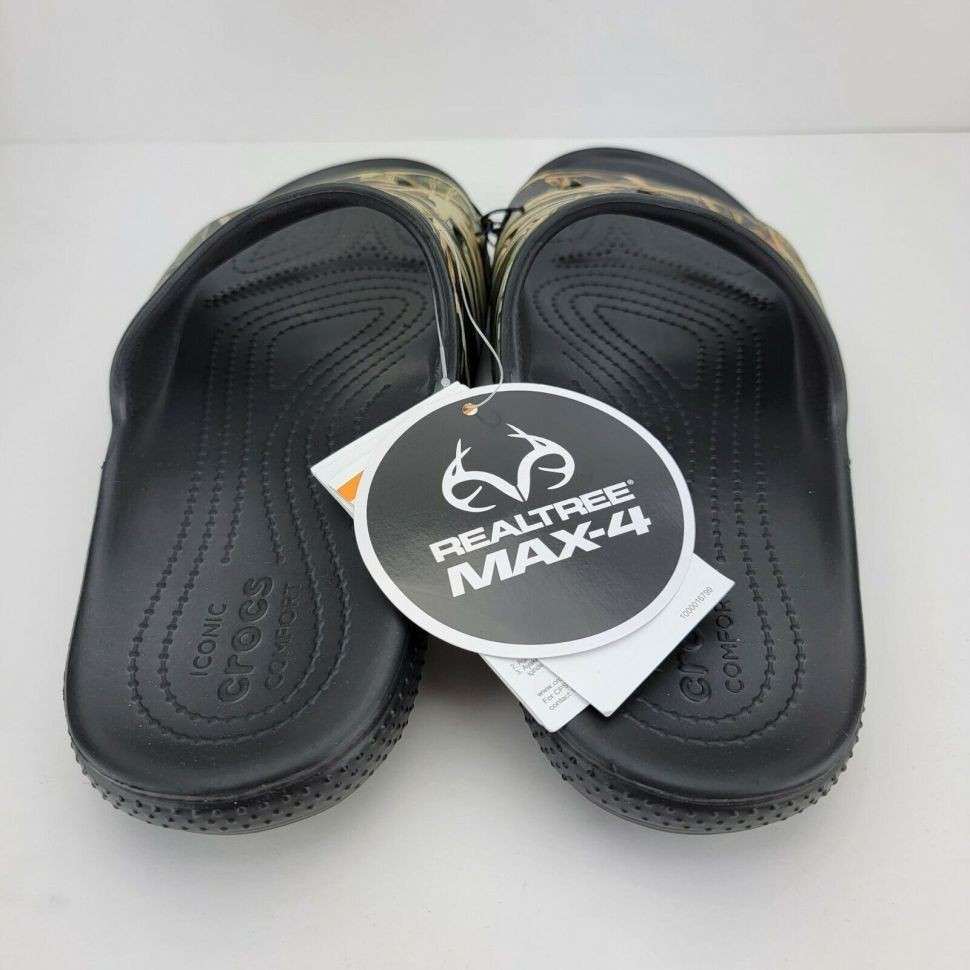 Чоловічі шльопанці Classic Crocs Realtree® Slide, Available in MAX-4 Camo — фото 5