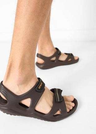 Чоловічі Сандалії Crocs Swiftwater River Sandal Espresso — фото 3