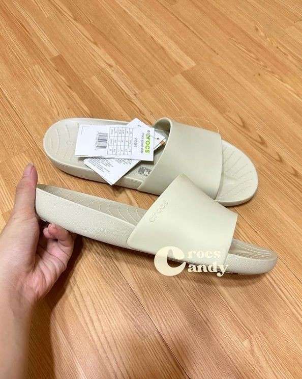 Жіночі шльопанці Crocs Slide Splash Bone — фото 2