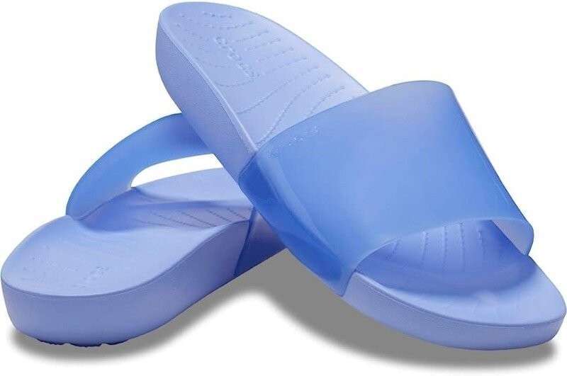 Жіночі шльопанці Crocs Slide Splash Moon Jelly — фото 1
