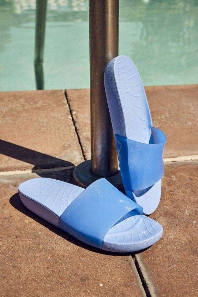 Жіночі шльопанці Crocs Slide Splash Moon Jelly — фото 2
