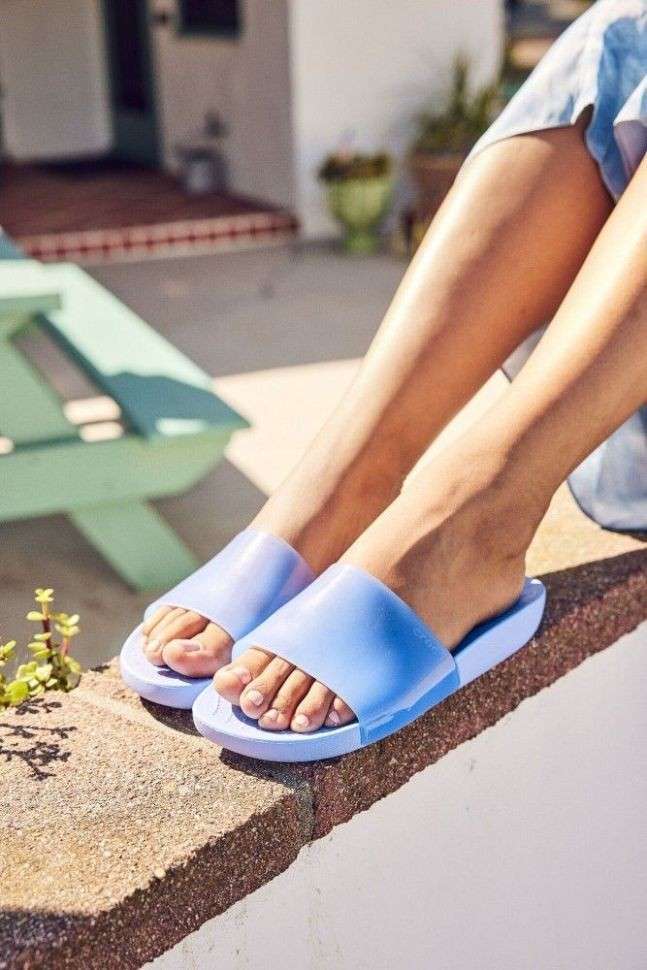 Жіночі шльопанці Crocs Slide Splash Moon Jelly — фото 11