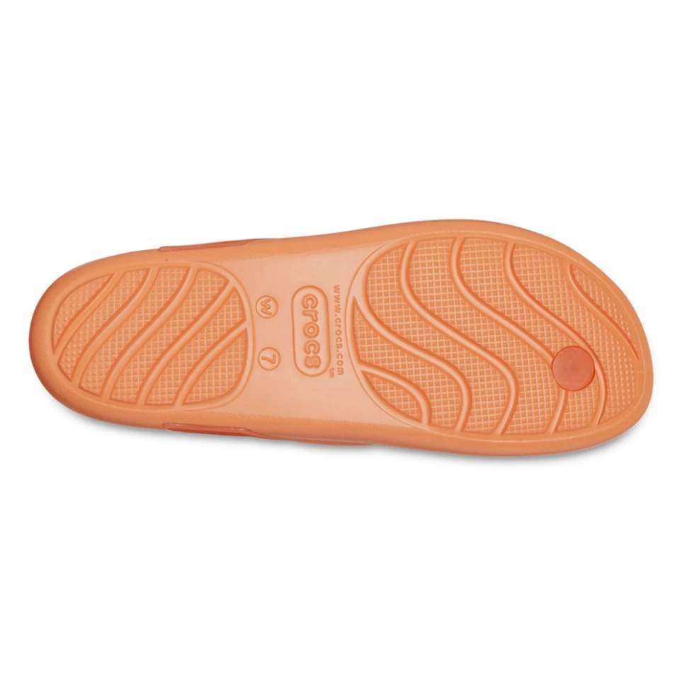 Жіночі в'єтнамки Crocs Glossy Splash Flip Persimmon — фото 3