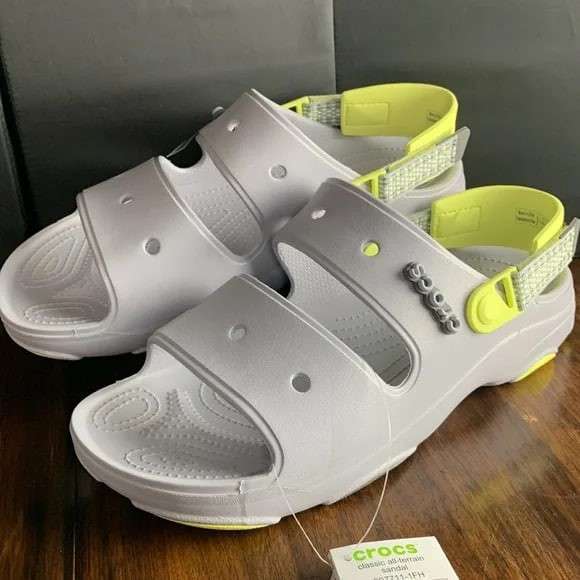 Чоловічі сандалії Crocs Classic All-Terrain Sandal Light Grey — фото 2