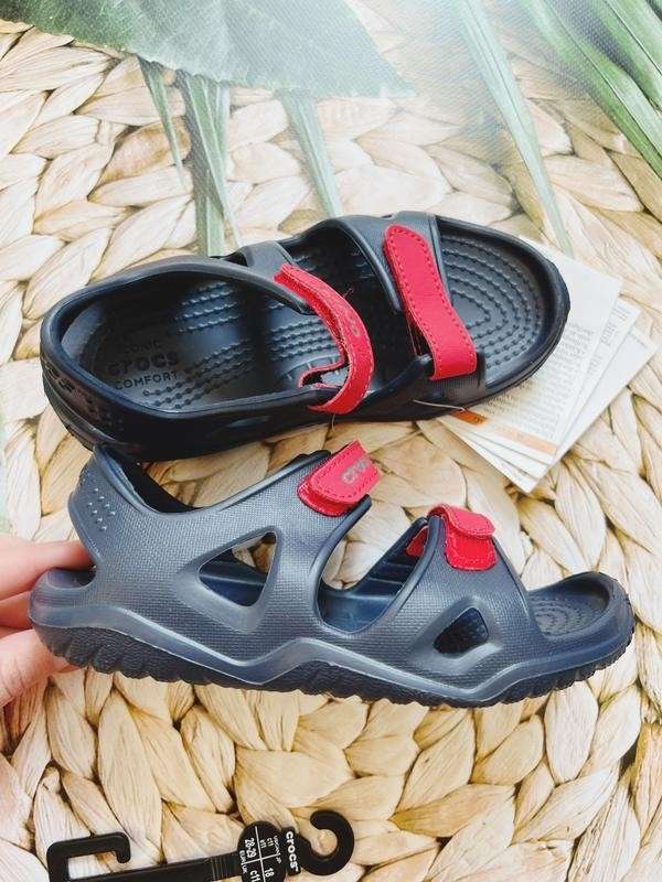 Дитячі сандалії для хлопчика Crocs Kids' Swiftwater River Sandals — фото 5