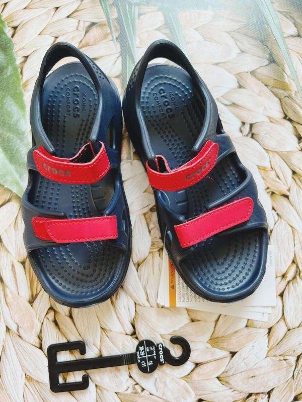Дитячі сандалії для хлопчика Crocs Kids' Swiftwater River Sandals — фото 7