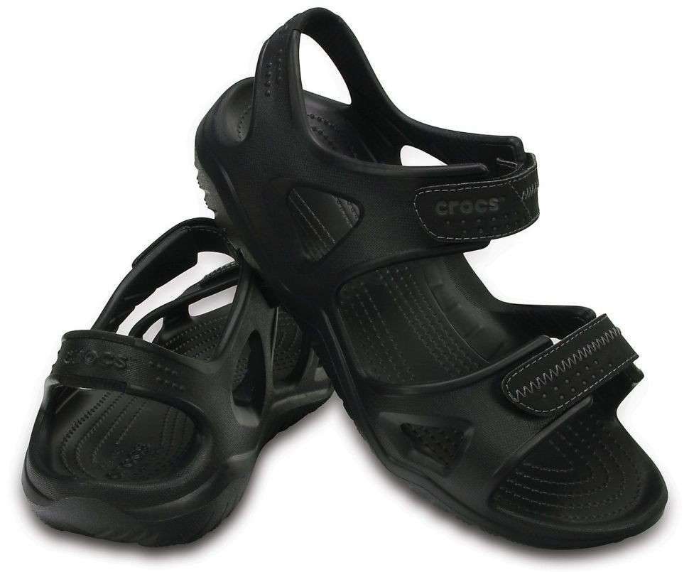 Чоловічі сандалії Crocs Swiftwater River Sandals Black/Black