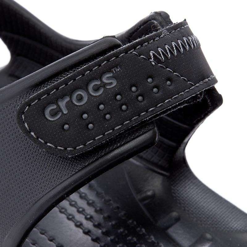 Чоловічі сандалії Crocs Swiftwater River Sandals Black/Black — фото 7