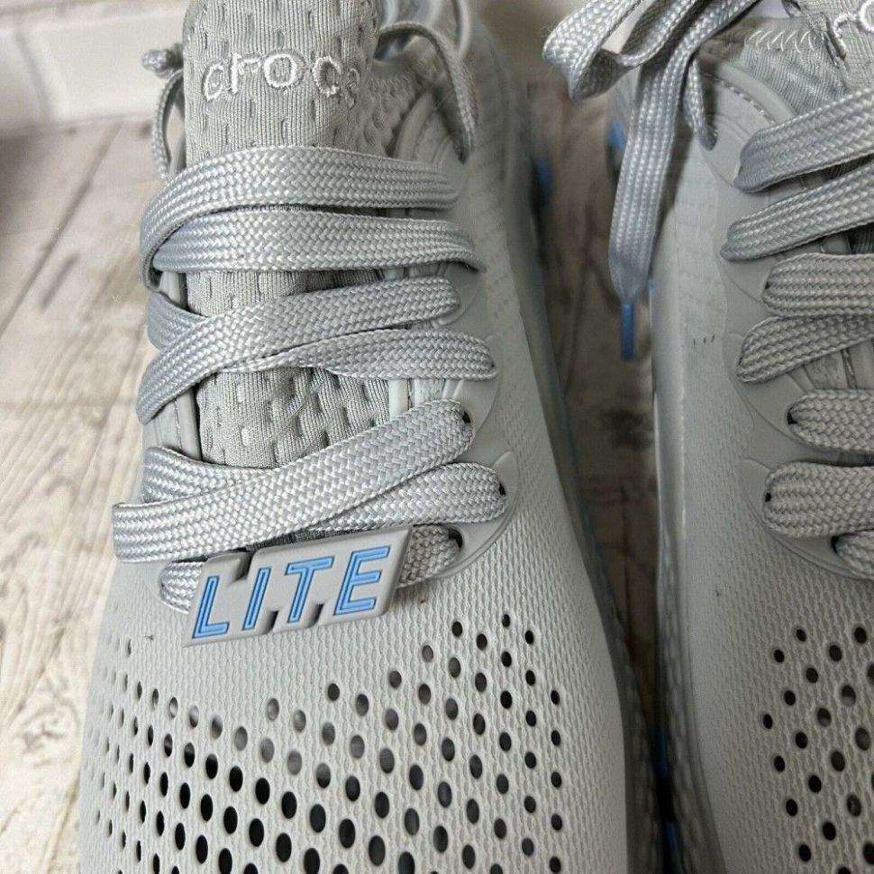 Жіночі кросівки Crocs LiteRide 360 Marbled Pacer Sneaker Light Grey/Oxygen — фото 15