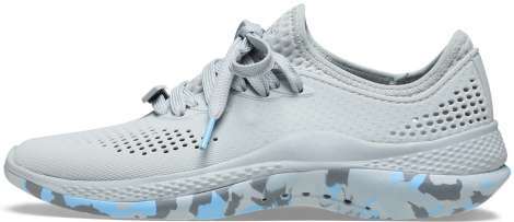 Жіночі кросівки Crocs LiteRide 360 Marbled Pacer Sneaker Light Grey/Oxygen — фото 4
