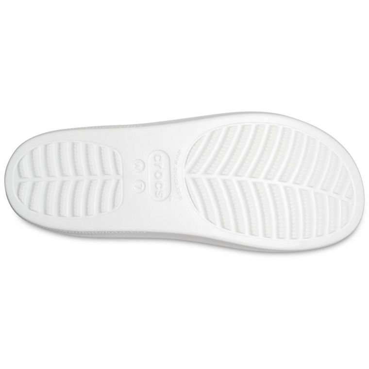 Жіночі шльопанці Crocs Classic Platform Slide White — фото 11