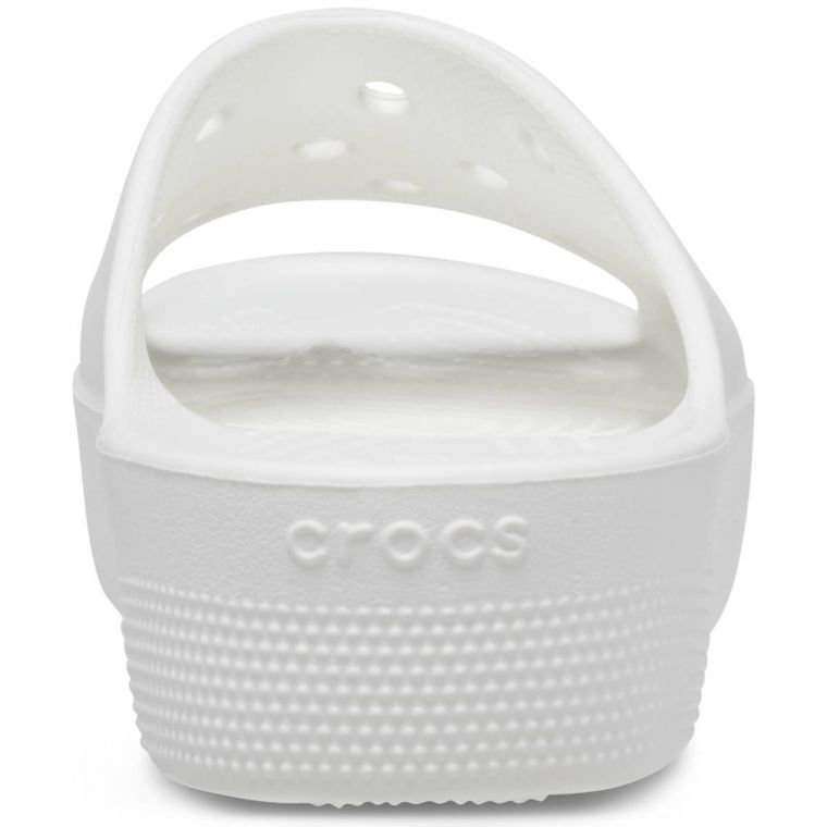 Жіночі шльопанці Crocs Classic Platform Slide White — фото 15