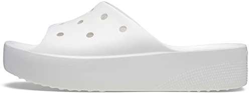 Жіночі шльопанці Crocs Classic Platform Slide White — фото 10